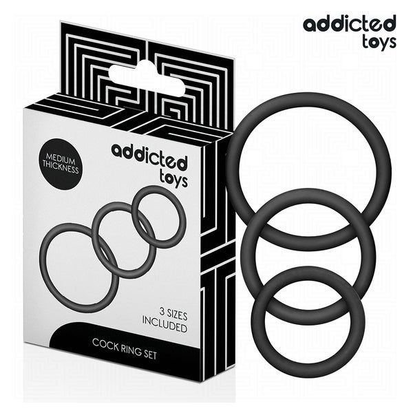 Addicted Toys - Penisringe aus Silikon 1 St