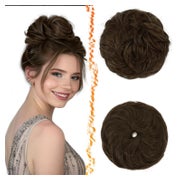 Haarteil Dutt Haargummi Messy Bun Extensions Schokoladenbrau 1 St