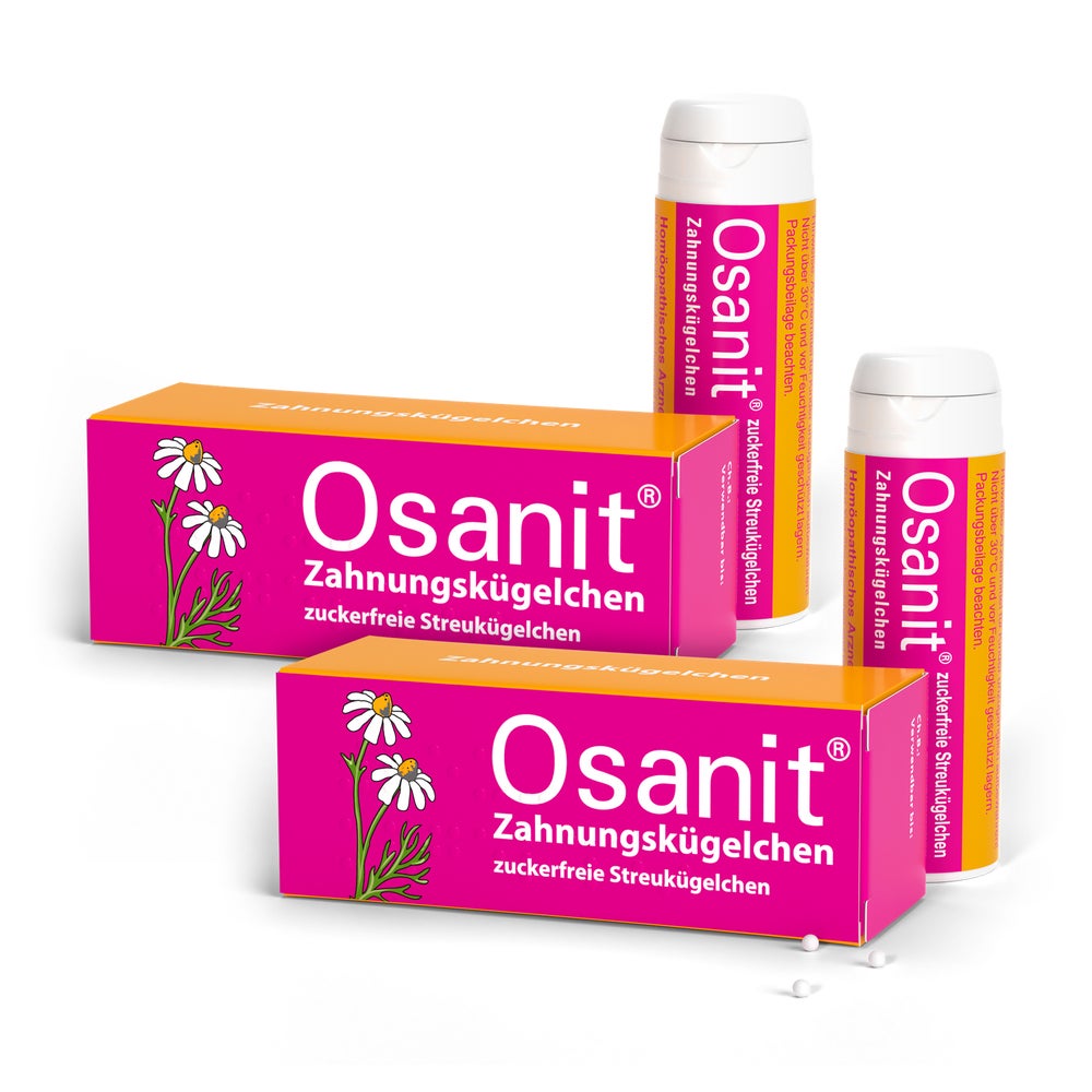 Osanit Zahnungskügelchen Doppelpack 2X7,5 g