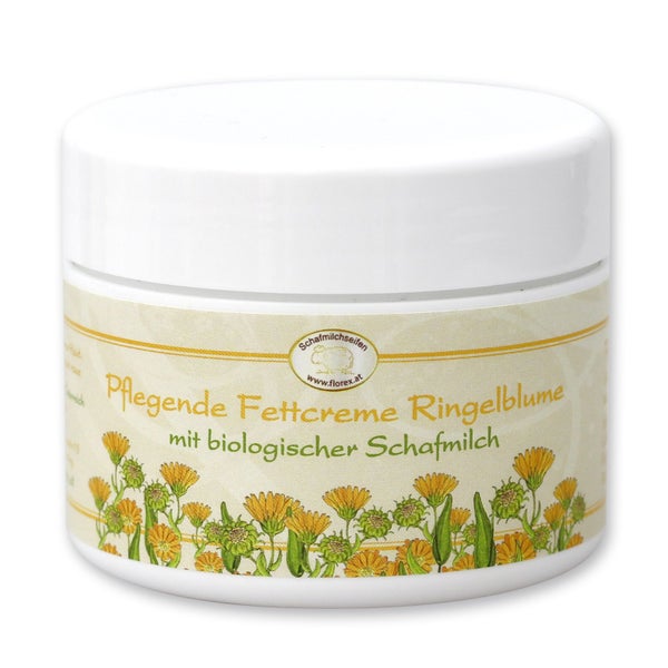 Florex Fettcreme mit Ringelblume Bio Schafmilch und Lanolin 125 ml