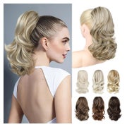 Pferdeschwanz Haarteil 36cm Dunkelaschblond mit Highlights 1 1 St