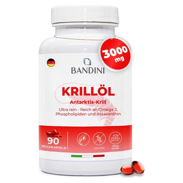 Bandini Antarktis Krillöl  Weichkapseln 90 St