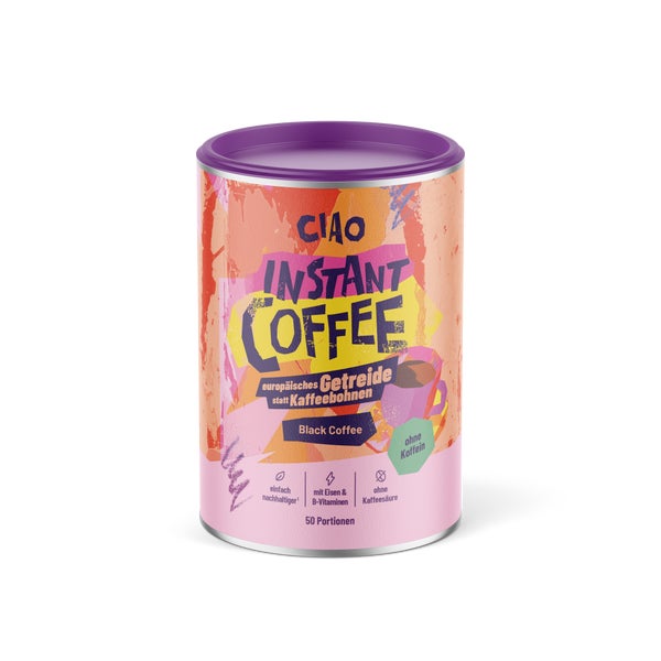 Instantkaffee auf Getreidebasis mit Eisen und B-Vitaminen (koffeinfrei) 150 g