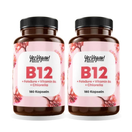 Vitamin B12 hochdosiert 500 µg Kapseln mit B6 + Folsäure 360 St online ...