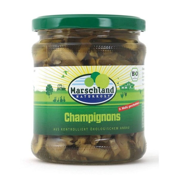 Marschland - Bio-Champignons geschnitten
