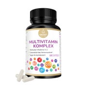 Produktabbildung: A-Z Multivitamin Komplex – 26 Vitalstoffe hochdosiert, vegan 180 St