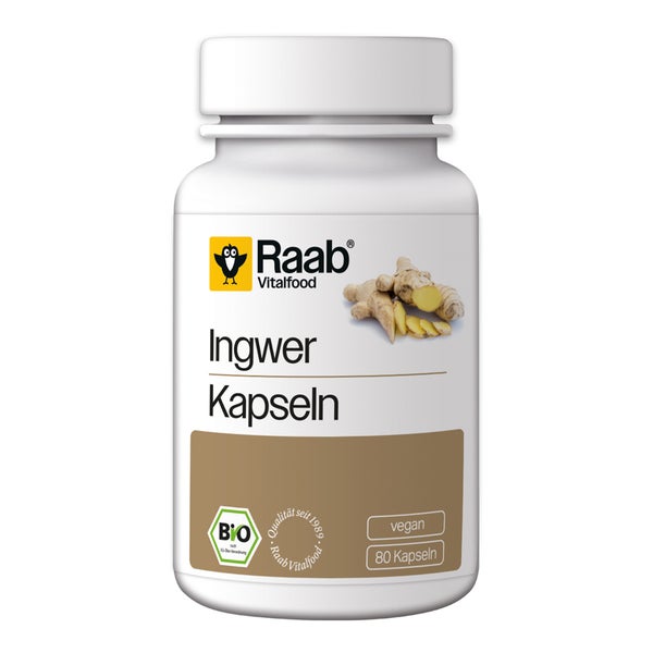 Ingwer Kapseln Bio 80 St