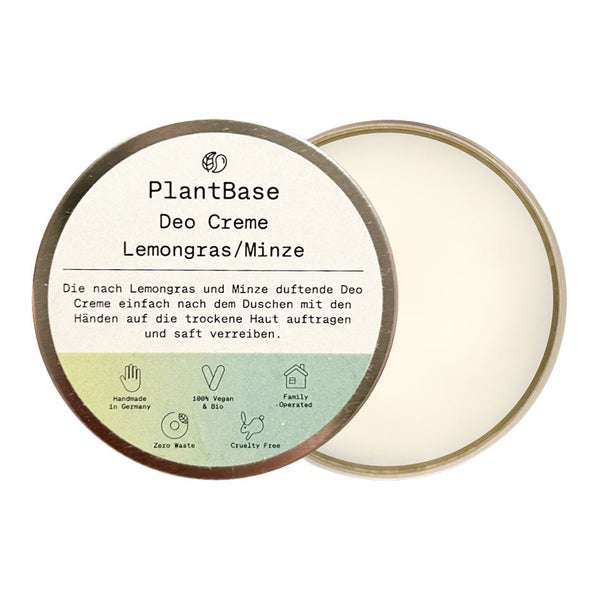PlantBase Deo Creme Lemongrass/ Minze Bio 50 ml