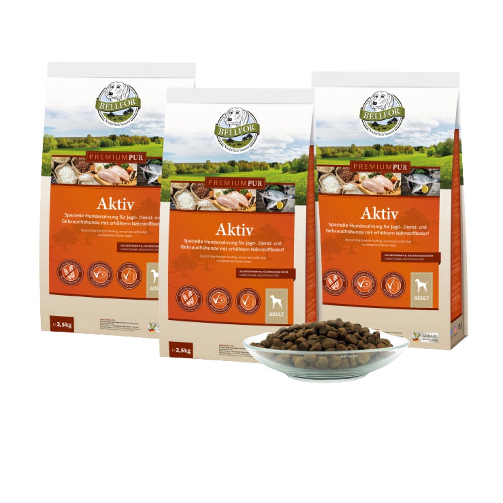 Bellfor Glutenfrei Hundefutter PREMIUM PUR Aktiv 7.50 kg