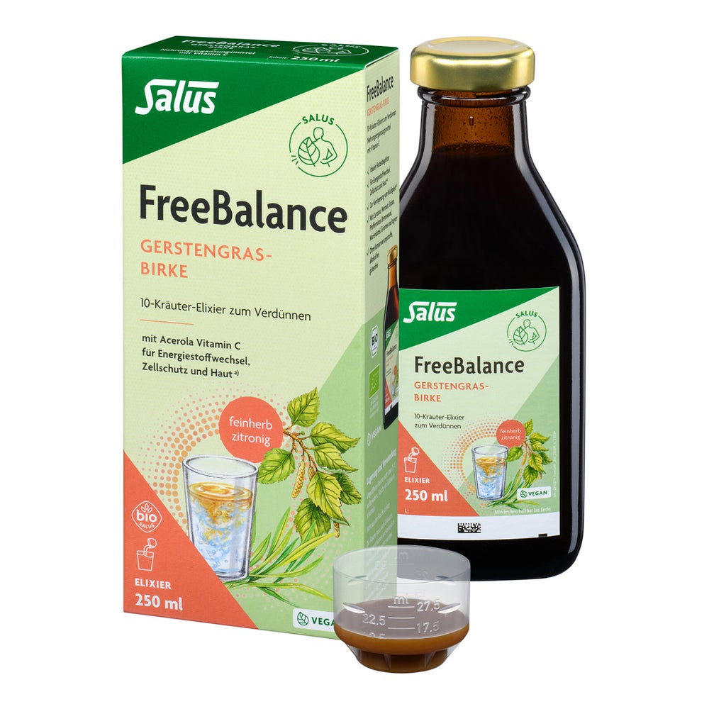 Salus FreeBalance Gerstengras-Birke 10-Kräuter-Elixier 250 ml