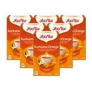 Yogi Tea - Kurkuma Orange Bio Gewürztee | 6 x 34g 6x17 St