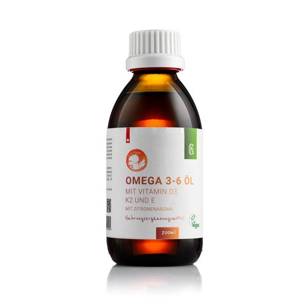 Kraftgras veganes Omega 3-6 Öl