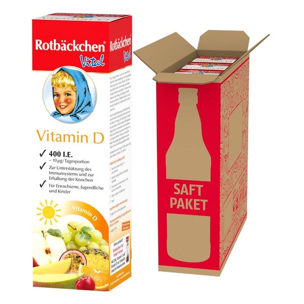 Rotbäckchen Vital Vitamin D 3 x 450ml 1350 ml