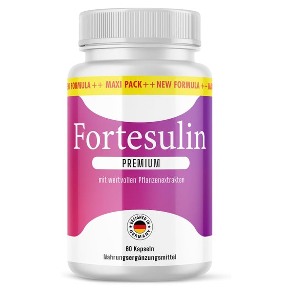 Fortesulin Premium Kapseln | Burner | Stoffwechsel 60 St