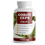 ProFuel - Cordyceps Kapseln 180x 2100mg Vitalpilz-Extrakt 180 St
