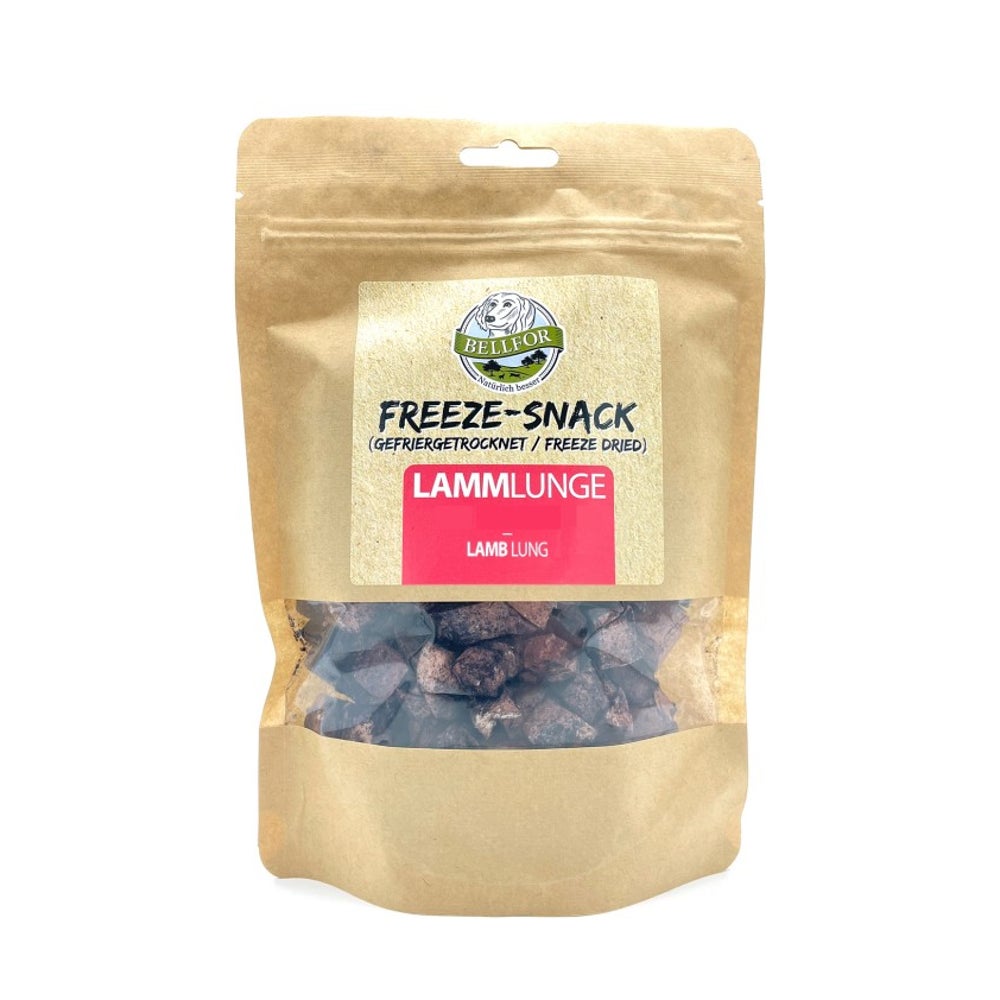 Bellfor Gesunder Freeze-Snack für Hunde - Lammlunge 50 g 50 g