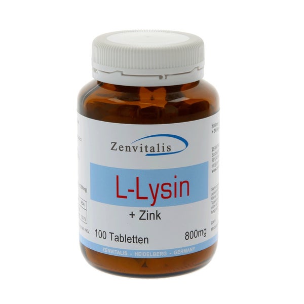 Zenvitalis L-Lysin + Zink 100 Tabletten 100 St