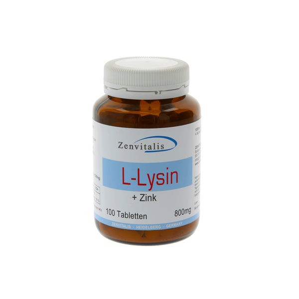 Zenvitalis L-Lysin + Zink 100 Tabletten 100 St