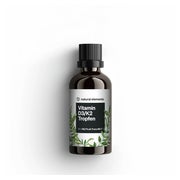 Produktabbildung: Vitamin D3 + K2 Tropfen 50ml - Premium: 99,7+% All-Trans (K2VITAL® von Kappa) + hoch bioverfügbares Vitamin D3 - Laborgeprüft, hochdosiert, flüssig und in Deutschland produziert 50 St