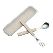 Edelstahl Kinderbesteck Set Löffel Gabel mit 1 St