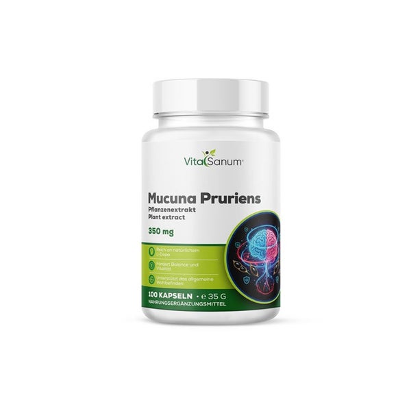 VitaSanum® - Mucuna Pruriens (L-Dopa) 350 mg 100 St