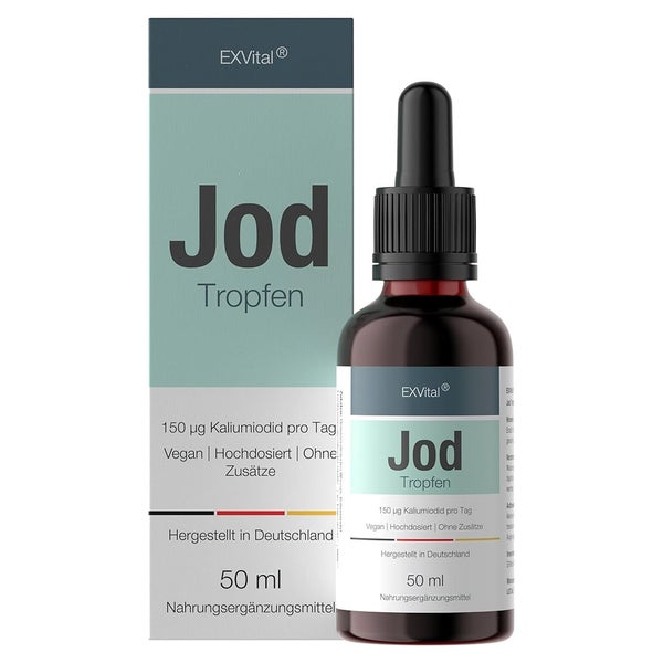 EXVital® Jod Tropfen, hochdosiertes Kaliumiodid 50 ml