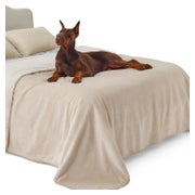 Hundedecke Wasserdicht Waschbar Fleece XXXXL 274x218cm Creme 1 St