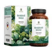 Brokkoliblüte Sulforaphan hochdosiert aus Brokkoliblüten-Extrakt -  BROKKOLIBLÜTE - 180 vegane Kapseln - NATURTREU® 138.0 g