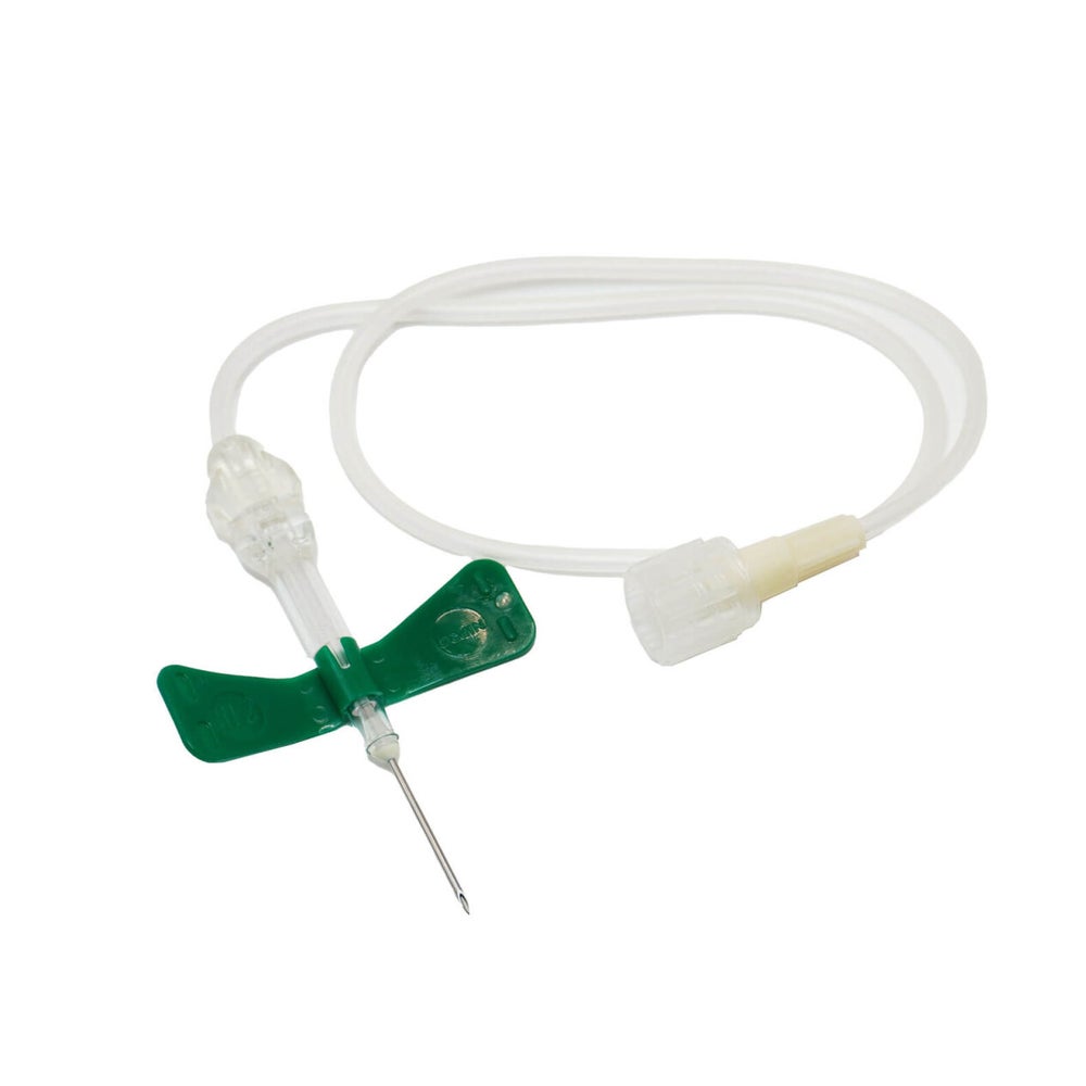 B. Braun Venofix Safety Venenpunktionsbesteck 21G, 30 cm, Grün 1 St
