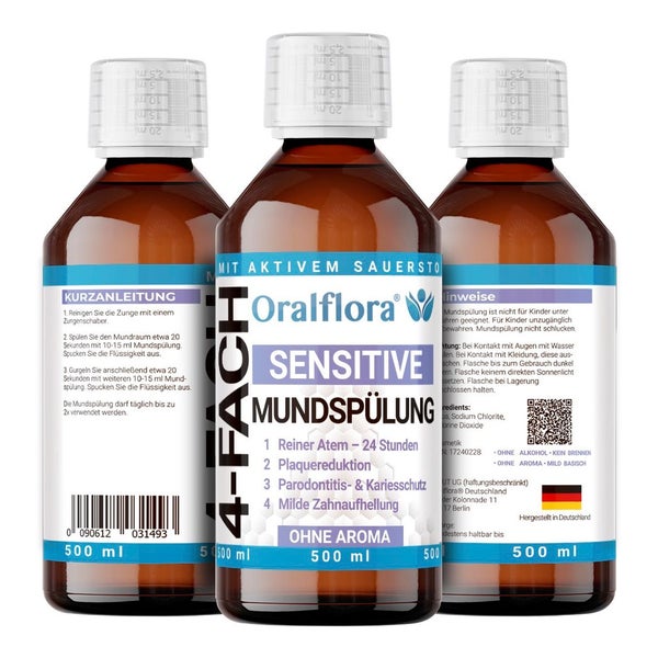 Oralflora Mundspülung mit Chlordioxid CDL - frischer Atem 500 ml