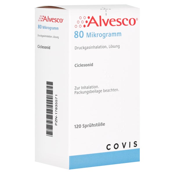Alvesco 80 µg 120 Hub Druckgasinhalation 1 St