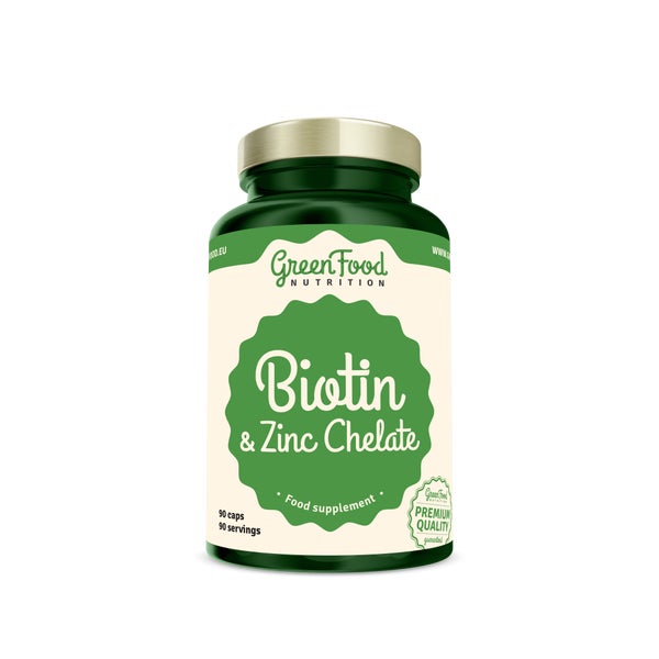 GreenFood Nutrition Biotin & Zink Chelat 90 St