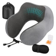 Nackenkissen Memory Foam ergonomisch Reisekissen 1 St