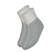 wobera ANGORA Fußwärmer 75% Angora (Gr. 38-42, grau) 1 Set