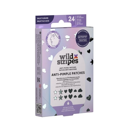 Wild Stripes Anti-Pimple Patches Holo Clear – Mit Salicylsäure Gegen Pickel & Mitesser