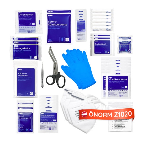 Nachfüllset ÖNORM Z1020 (2025) für Erste-Hilfe-Koffer 1 St