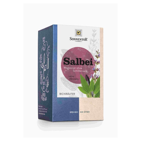 Bio-Salbei-Tee – 18 Doppelkammerbeutel für würzigen Genuss18 g, DK-Beutel