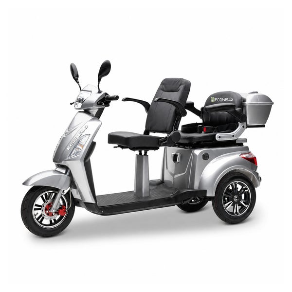 E-Seniorenmobil Billy 2.0, Lithium-Akku, 3-Rad, 1000 Watt, Silber 1 St