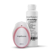 AngelSounds - JPD-100S(mini) Set - Ultraschall Fetal-Doppler - Cremeweiß-Pink 1 St