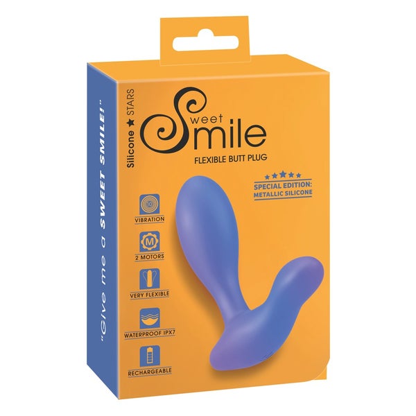 Sweet Smile - Analvibrator im schimmernden Glossy-Look