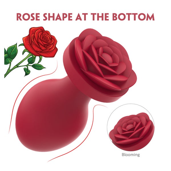 RO PLUG SET - 3er Set Rose Analplugs 1 St