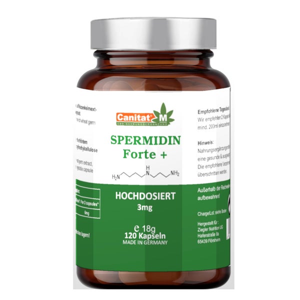 Spermidin Forte + | Canitat M | 3mg | 120Kapseln 120 St