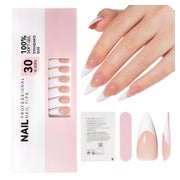 Nagelspitze 30 Stück French Fullcover glossy quadratisch zum 1 St