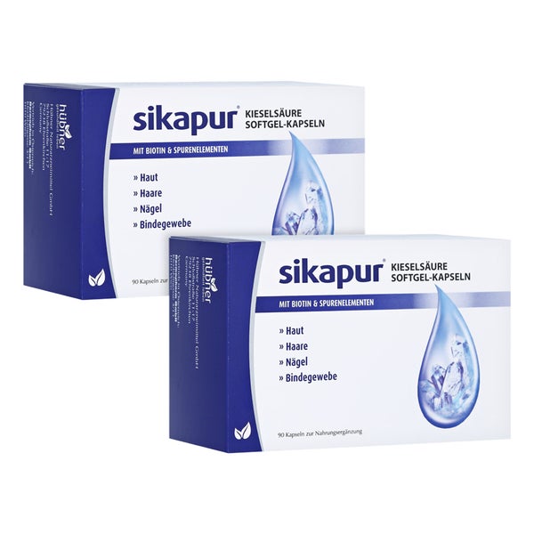 sikapur Kieselsäure Gel-Kapseln 2-Pack 2X90 St