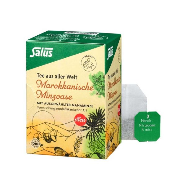 Marokkanische Minzoase Bio Salus Filterbeutel 15 St
