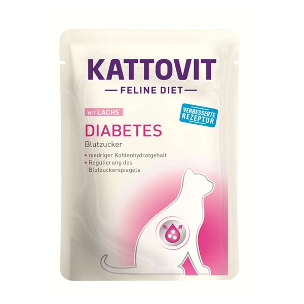 Kattovit - Feline Diet Pouchbeutel Diabetes/Gewicht 2,16 kg