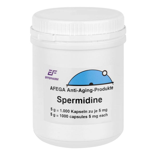 5 g Spermidin in 1.000 Kapseln zu je 5 mg 5 g