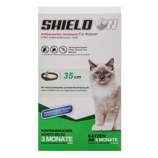 ShieldOn Antiparasitenhalsband für Katzen 1 St