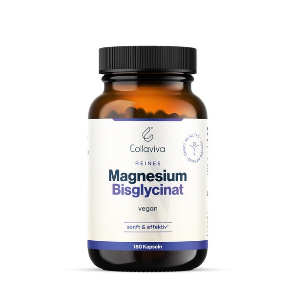 Reines Magnesium Bisglycinat vegane Kapseln 2-Monatspackung 180 St