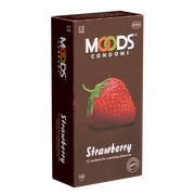 «Strawberry Condoms», 12 Stück, rosa, Erdbeer-Aroma, 53mm (12 Kondome) 12 St